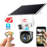 V&auml;lise videovalve kaamera p&auml;ikeseenergia 4G SIM 6 MP kahe objektiiviga V380 360 PTZ 12000 mAh aku juhtmevaba &ouml;&ouml;n&auml;gemise IP CCTV monitor WiFi Version Camera