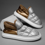 Talvised meeste kingad korter vabaaja tossud slip on loafers mehed 6.5 must