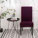 &Uuml;hev&auml;rviline s&ouml;&ouml;gitooli kate Spandex elastne tooli katte &uuml;mbris Stretch tooli katted pulmahotelli banketis&ouml;&ouml;gitoa jaoks valge