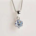 SACE GEMS D v&auml;rviga 1CT moissanite teemant kaelakee naistele &uuml;mmargused ripatssertifikaadid S925 h&otilde;bedast pulmaehteid Gold Color 1CT valge