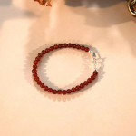 Naturaalne Kr&uuml;sopraas Oon&uuml;ksist k&auml;ev&otilde;ru 925 Sterling H&otilde;be Moeehted naistele, kingitus 16CM punane