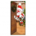 J&otilde;uluukse kaane kaunistus Esik&uuml;lg, v&auml;rviline tr&uuml;kk J&otilde;uluukse taustadekoratsioon Uksekaunistus P&uuml;hade pidulikud j&otilde;ulud A