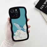 Wave Shape Soft TPU &uuml;mbris Samsung S23 Ultra A23 A13 Infinix OPPO A57 4G Vivo Y35 Y02 Redmi Note 12 Pro Note 11 Realme C55 C53 IPhone Cover jaoks Infinix HOT 30 play