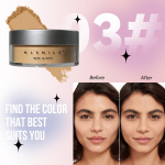 MLSMILE Pearl Light Loose Powder Light Fixing Matte Powder Body High-light puuder veekindel ja higistamisvastane Oil Control fikseeritud meigipuuder 03
