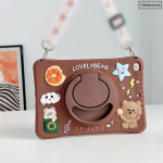 &uuml;mbris iPadile 5th 6th 9.7 2017 7th 8th Gen 10,2 tolli Cartoon Kids Safe Cover iPad Air 10.5 Mini 2 3 4 5 Silicon Funda IPad Mini 1 2 3