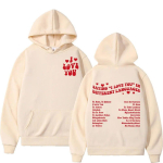 &Uuml;tlema Ma armastan sind erinevates keeltes Prinditud Huppar Unisex Naiste Mood Vabaaja Dressipluusid K&otilde;rge Kvaliteediga Fliis L&otilde;dvad Hupparid 3XL beige