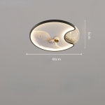 T&auml;isspektriga poisi astronauti magamistoa valgus Loov multifilm Planet T&uuml;druk laevalgusti lastetoa valgus Diameter 40cm must