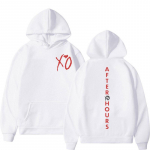Singer The Weeknd Album Kahepoolse tr&uuml;kiga kapuutsiga meeste naiste mood Hip Hop kapuutsiga dressipluus Street Trend lahtised pulloverid S