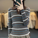 YYFS naistemood vabaaja &uuml;hev&auml;rvilised, s&uuml;gistalvised pikkade varrukatega POLO kaelaga &otilde;hukesed kampsunid M sinine