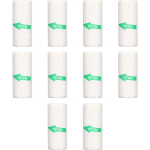 10 tk miniprinteri paber, 57 x 25 mm isekleepuv termopaber Prinditav kleebisepaber taskutermoprinteri jaoks hapuroheline v&auml;rv