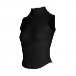 Naiste sporditopid lukuga varrukateta joogas&auml;rk t&uuml;drukutele kiiresti kuivav jooksuvest elastne salendav spordir&otilde;ivas j&otilde;usaali treeningu tanktopp naine XL
