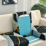 Elasticity tr&uuml;kitud diivanipadja kate elutoa jaoks, liitmine nurgadiivani istmekate puhkusem&ouml;&ouml;bli dekoratiivkate Back cushion cover