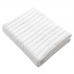 Diivanitekk Kerge Cozycomfort Pehme puuvillane kootud diivanitekk kogu hooajaks 30x40inch 76x102cm valge