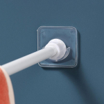 Tugev kardinapuu kronsteini hoidiku konksud seinale kleepuva vannitoa jaoks du&scaron;ivarda pingutushoidja puudub kapi jaoks puurvarras 4PCS