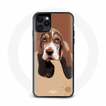 Iphone 11 pro max &uuml;mbris Basset Hound Face