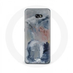 Samsung galaxy A5 2017 &uuml;mbris. Abstraktse tekstuuriga taust