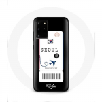 Coque pour Samsung Galaxy S11 Plus Billet d'avion Seoul Cor&eacute;e du Sud