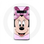 &Uuml;mbris Samsung Galaxy s10 edge Minnie Mouse Cartoonile, roosa