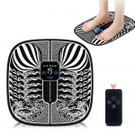 Nutikas EMS Foot Massager Pad Impulssf&uuml;sioteraapia juhtmevaba 6 režiimi, 19 intensiivsusega mikrovoolu vibratsiooniga jalamassaaži matt CHINA