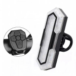 Jalgratta nutikas tagatuli juhtmevaba kaugjuhtimispult suunatuli USB laadimine pikk aku &ouml;&ouml; s&otilde;itmine vilkuv hoiatustuli must