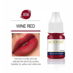 Tattoo Ink Nano Pigment Piimjas V&auml;rvid Poolp&uuml;simeigi komplektid Toon Kulmude Silmapliiats Huuled Ilu 3 ml Microblading Pigments 856 Burgundy