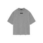 Fear of God Essentials L&uuml;hikeste varrukatega T-s&auml;rk Tume helehall Kaerahelves Meeste Topid Hall 125SP244193F L