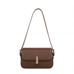 Naiste &otilde;lakott Kunstnahast &otilde;hukesed rihmad Retro &uuml;hev&auml;rviline sile, suure mahutavusega pannal t&otilde;mblukk suletav reisimiseks reisik&auml;ekott kaenlaaluse kott pruun