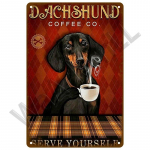 Kassid Koer &Otilde;nnelik Retro Tin Sildid Art Cat Metal Sildid Cat Plakati Plakat Kodukaunistus Kohvik Baar Vannitoa Seinakujundus Lemmikloomapood tuba 20x30cm