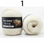 Jaki koheva l&otilde;nga vardaga kootud salli jaki materjal k&auml;sitsi kootud keskmise paksusega l&otilde;ng villane l&otilde;ng mitmev&auml;rviline pehme isetegemise kingitus valge