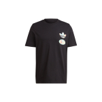 Adidas Originals Trefoil Graafilise Prindiga T-s&auml;rk Multikakiri T&auml;he Logotr&uuml;kiga Spordis&auml;rk L&uuml;hikeste Varrukatega Meeste Topid Must IT8183 S black