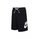 Nike logo prindiga laiad vabaaja l&uuml;hikesed p&uuml;ksid meestele mustad AR2376-010 M