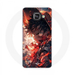 Coque Maniacase pour Samsung Galaxy A5 2017 One piece Luffy &eacute;nerv&eacute; art manga anime