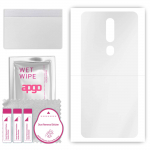 apgo Ultra Clear Protective Skin Sticker for the back compatible with Oppo F11 Pro, Wrap Film, Hydrogel Film, Flexible, Soft TPU with positioning laye