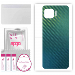 apgo Protective Skin Sticker for the back compatible with Motorola One 5G, Wrap Film, Foil, Vinyl - Pattern Carbon Chameleon CAKA1
