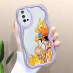 Armas koomiksimustriga kreemjas tekstuuriga korpus Lainelise servaga pehme silikoonkaanega telefoni&uuml;mbris Huawei Honor Infinix Tecno iPhone'i jaoks Honor 20 valge