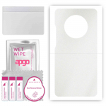 apgo Protective Skin Sticker for the back compatible with Huawei Mate 40 Pro, Wrap Film, Foil, Vinyl - Pattern Matte Transparent