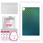 apgo Protective Skin Sticker for the back compatible with Teclast P25T, Wrap Film, Foil, Vinyl - Pattern Carbon Chameleon CAKA1