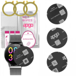 3x apgo MATTE h&uuml;briidne kaitseklaas, mis &uuml;hildub Media-tech Active Band Genevaga, paindlik nanoklaas, suurep&auml;rane asendus karastatud klaasile, kriimustus