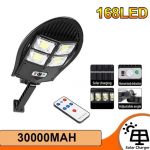 30000W t&auml;iustatud 504LED p&auml;ikeseenergia t&auml;navavalgusti v&auml;listingimustes veekindel LED aiaseina jaoks Reguleeritava nurgaga p&auml;ikeselamp, sisseehitatud 10000mAH 168LED