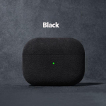 Apple AirPods Pro &uuml;mbrise jaoks Itaalia Alcantara luksuslik nahast kaitsekate AirPods Pro Bluetoothi ​​k&otilde;rvaklappide &uuml;mbriste jaoks Airpods 3rd generation must