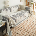 Nordic Style universaalne diivanitekk libisemisvastane katteriie T&auml;ielikult kaetud t&uuml;kid Katte diivanipadi liiv Four Seasons universaalne masinpestav 180*460cm