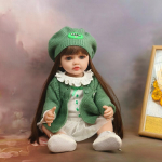 Br&auml;nd Originaal 55 cm Silikoon Kogu Keha Reborn Nukk Betty Kanna Kauneid Kampsunikomplekte Printsess V&auml;ikelaps Vasts&uuml;ndinud Nukk M&auml;ngukaaslane M&auml;nguasi Lapse S&uuml;nnip&auml;evakingitus 55cm