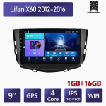 9-tolline autoraadio Carplay jaoks Lifan X60 2012-2016 auto multimeedia videopleier GPS-navigatsioon WIFI 2+32GB 1+16GB