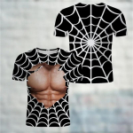 Mood Loomade Orangutan Muscle Print 3D T-s&auml;rk Meeste T&auml;nava vabaaja Naljakas l&uuml;hikeste varrukatega T-s&auml;rk Meeste R&otilde;ivad Graafilised T-s&auml;rgid XXXL