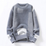 Meeste kampsun S&uuml;gis- ja Talvine tihendav &uuml;mmargune kaelus Pullover Kampsun Tide Slim soe kampsun alumine s&auml;rk Noortes&auml;rk XXXXL