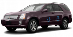 Cadillac SRX 2004-2009 - Listwy chrom boczne drzwi chromowane ochronne