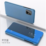 Smart Mirror klapp&uuml;mbris Samsung Galaxy A12 A22 A32 A52 A72 A21S A31 A41 A51 A71 S20FE S21 Plus M21 M31 M51 M52 S10 Lite kate Samsung A71 taevasinine v&auml;rv