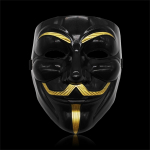 H&auml;kkerite mask Valge V Vendetta Halloweeni n&auml;omaski kost&uuml;&uuml;mide Cosplay peoks must