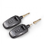 Juhtmeta kitarris&uuml;steem, laetav 2,4G kaasaskantav UHF-kitarri saatja vastuv&otilde;tja komplekt elektrilise jaoks must