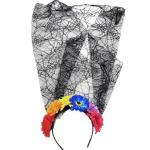 Halloweeni peapael, simulatsioon tumedas stiilis lillev&otilde;rk, surmalill elastne libisemisvastane peofoto rekvisiidid, pidulikud &otilde;udusfilmid, cosplay peakatted. mitmev&auml;rviline